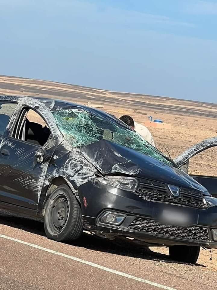 وقوع حادثة سير بطريق السمارة العيون