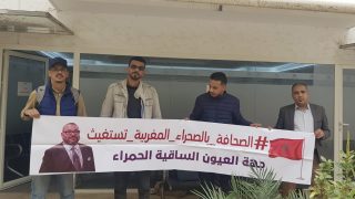 الصحافيين الناشرين بالاقاليم الجنوبية يخوضون اعتصاما مفتواحا بمقر المجلس الوطني للصحافة