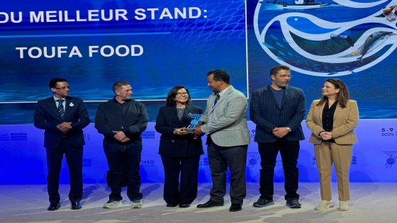 شركة TOUFA FOOD تتوج بجائزة أفضل جناح في معرض أليوتيس 2025