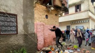 إصابة سيدة في انهيار جزئي لمنزل بالقصر الكبير.