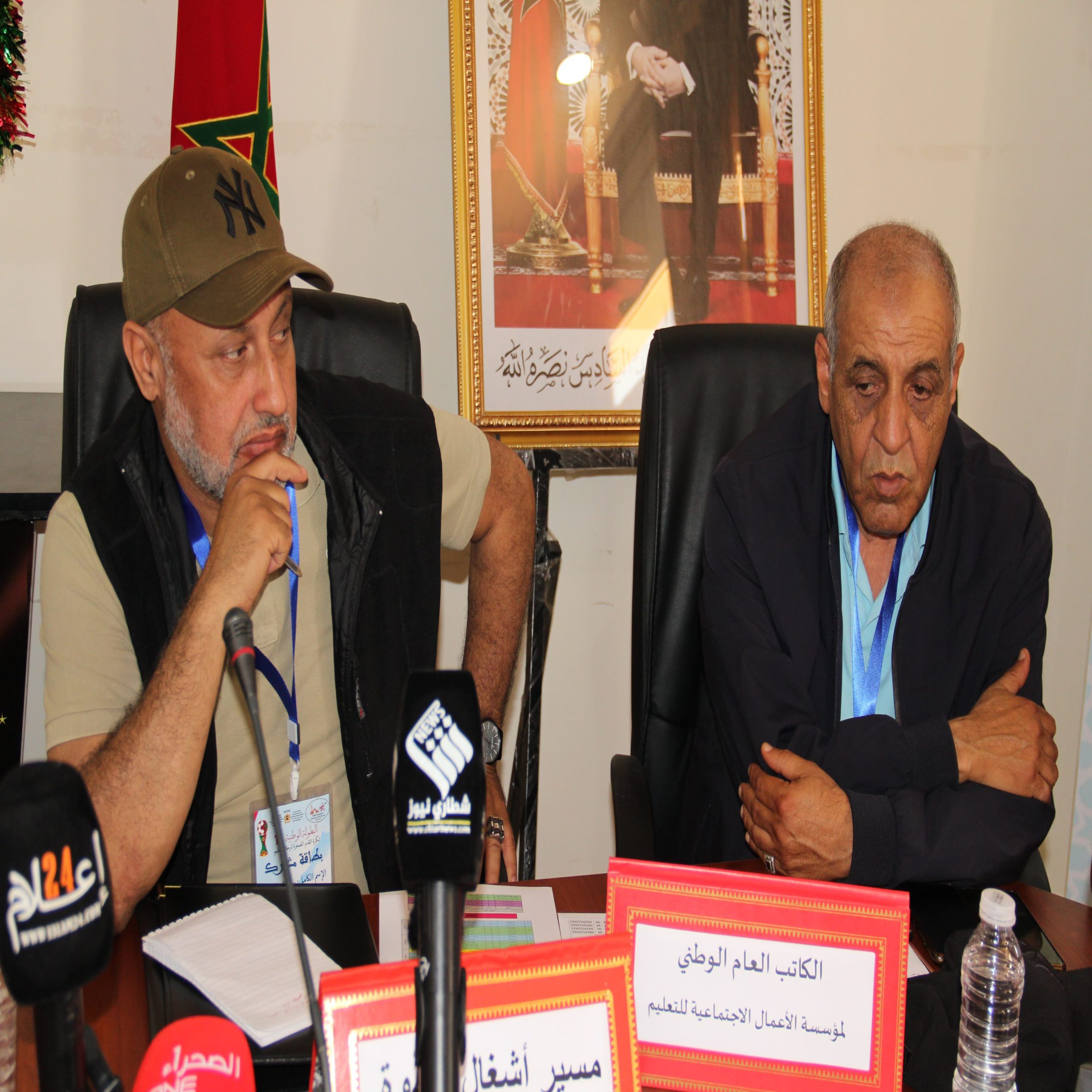 إطلاق فعاليات البطولة الوطنية لكرة القدم المصغرة  لرجال التعليم في العيون