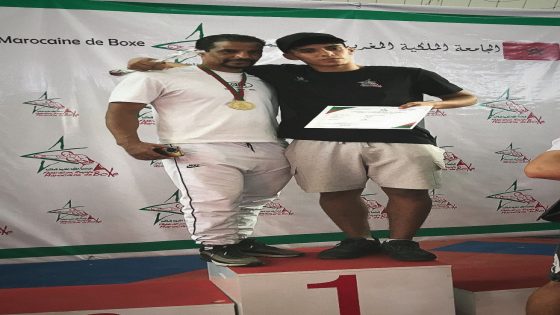 يوسف قروان يتوج بطلاً للمغرب في وزن 80 كلغ في رياضة الملاكمة