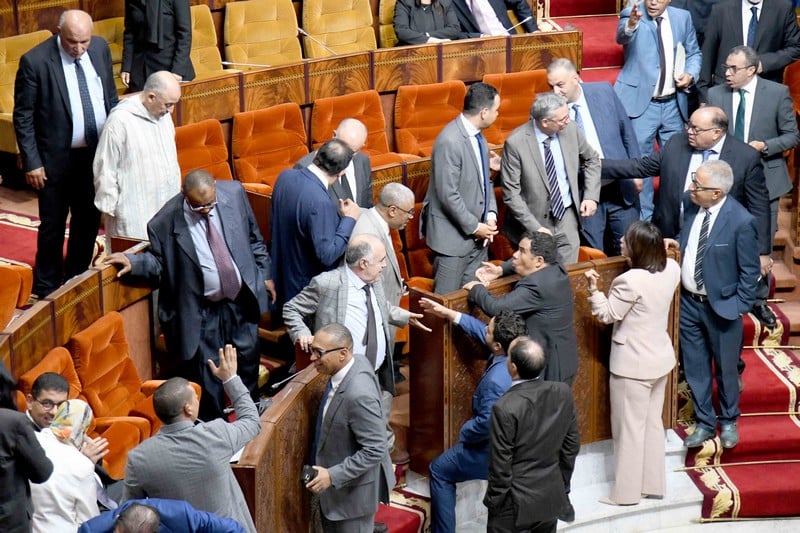parlement absence des ministres 2 - شطاري نيوز