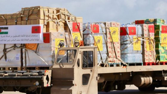 المغرب يرسل شحنة جديدة من المساعدات الإنسانية إلى غزة بتعليمات ملكية