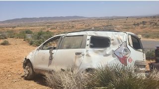 مدخل تنانت.. إصابة سائق طاكسي بجروح خطيرة إثر حادث سير وصف بالخطير