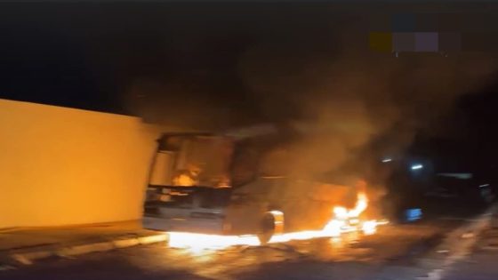 فاجعة كادت تتحول إلى كارثة.. حريق داخل حافلة عاملات جنوب آسفي