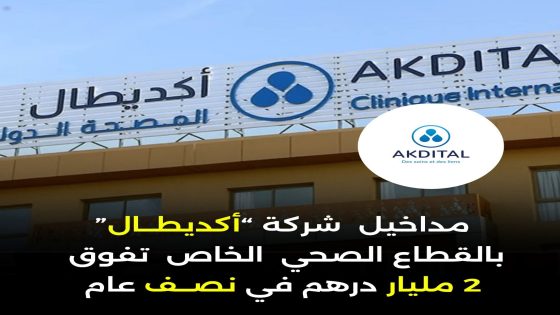 أكديطال تسجل أرباحاً قياسية في النصف الأول من 2025