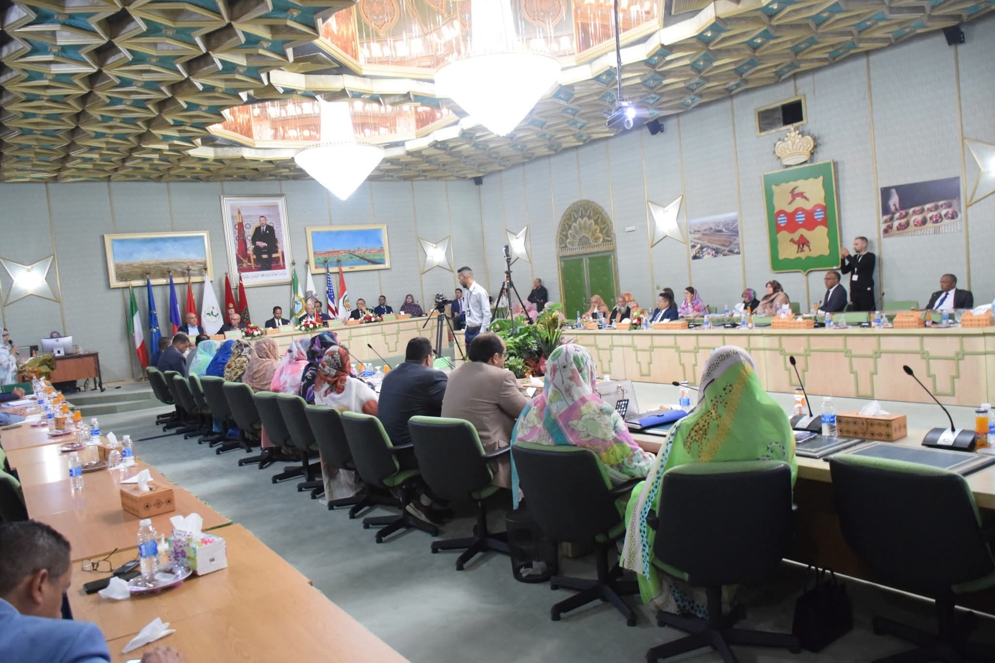 انعقاد صباح اليوم الدورة العادية لشهر أكتوبر 2025للمجلس الجماعي لمدينة العيون…