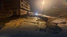 طنجة.. انهيار أرضي يهدد مشروعاً سكنياً في طور البناء بحي الشرف