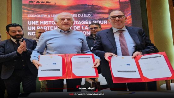 توقيع اتفاقية شراكة بين وكالة الإنعاش والتنمية بالأقاليم الجنوبية وجمعية الصويرة موكادور.