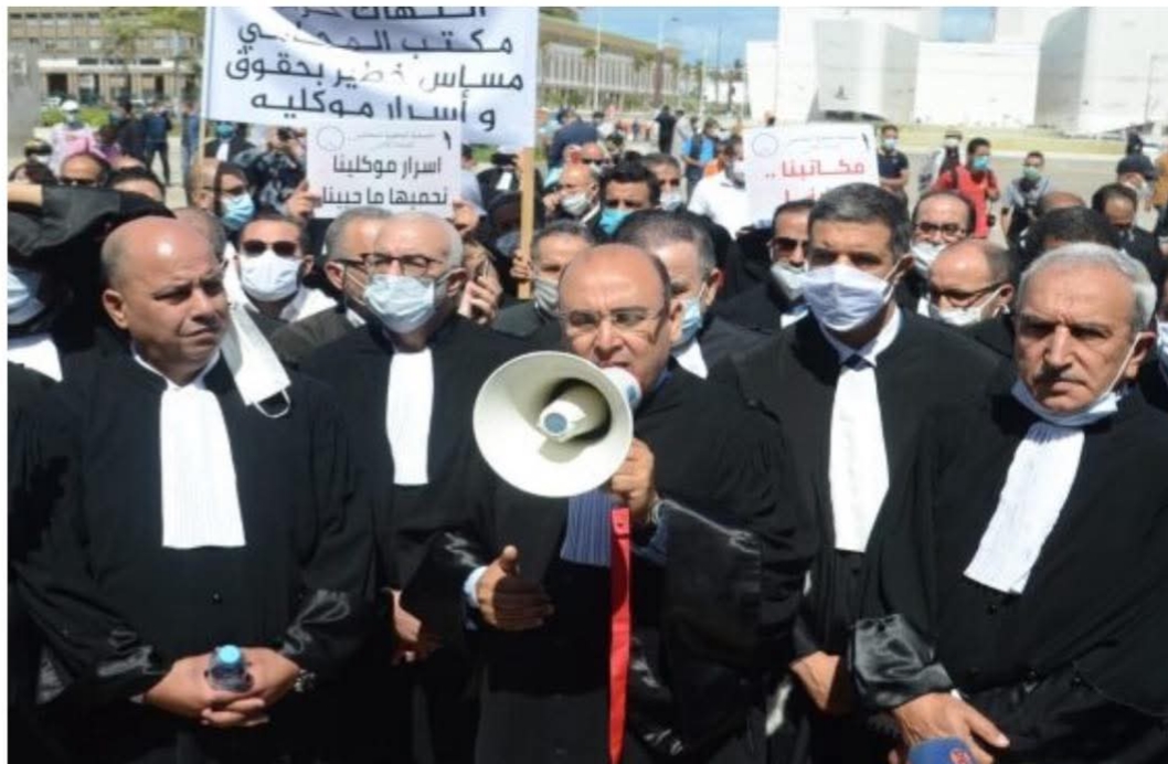 جمعية هيئات المحامين تناقش خطواتها بشأن مشروع قانون تنظيم المهنة.