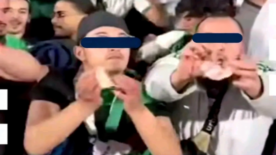 الدار البيضاء – توقيف مشجع جزائري بعد تمزيقه لأوراق نقدية مغربية بمراكش.