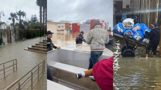 ليلة استنفار وإخلاء جماعي للأحياء السكنية بسبب ارتفاع منسوب وادي اللوكوس.