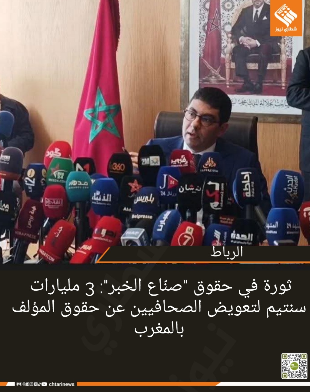ثورة في حقوق “صنّاع الخبر”: 3 مليارات سنتيم لتعويض الصحافيين عن حقوق المؤلف بالمغرب