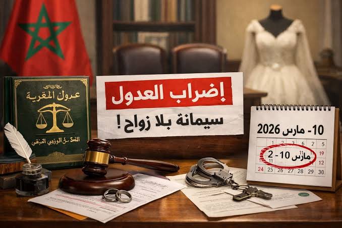 العيون بلا زواج ولا طلاق من 02 إلى 10 مارس بسبب إضراب العدول