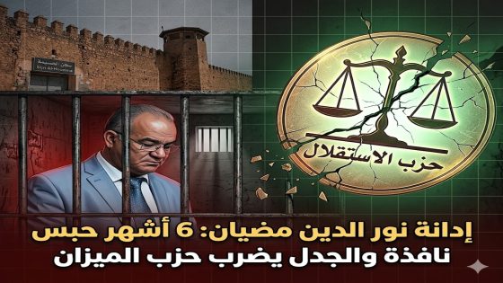 محكمة الاستئناف بالحسيمة تؤيد إدانة نورالدين مضيان بستة أشهر حبسا نافذا في قضية التشهير والابتزاز… ملف يعيد الجدل داخل حزب الاستقلال