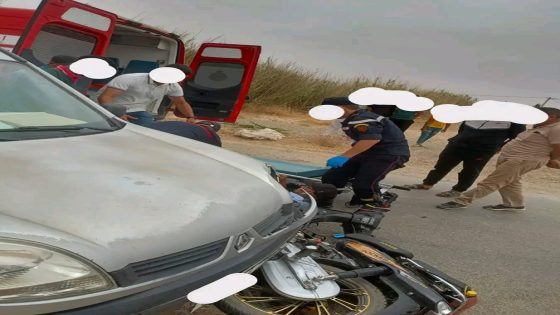 حادثة سير بميدلت إثر رياح قوية تخلف أضرارًا مادية جسيمة.