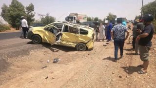 وفاة شخص وإصابة آخرين في حادثة سير خطيرة بين بوجنيبة وخريبكة.