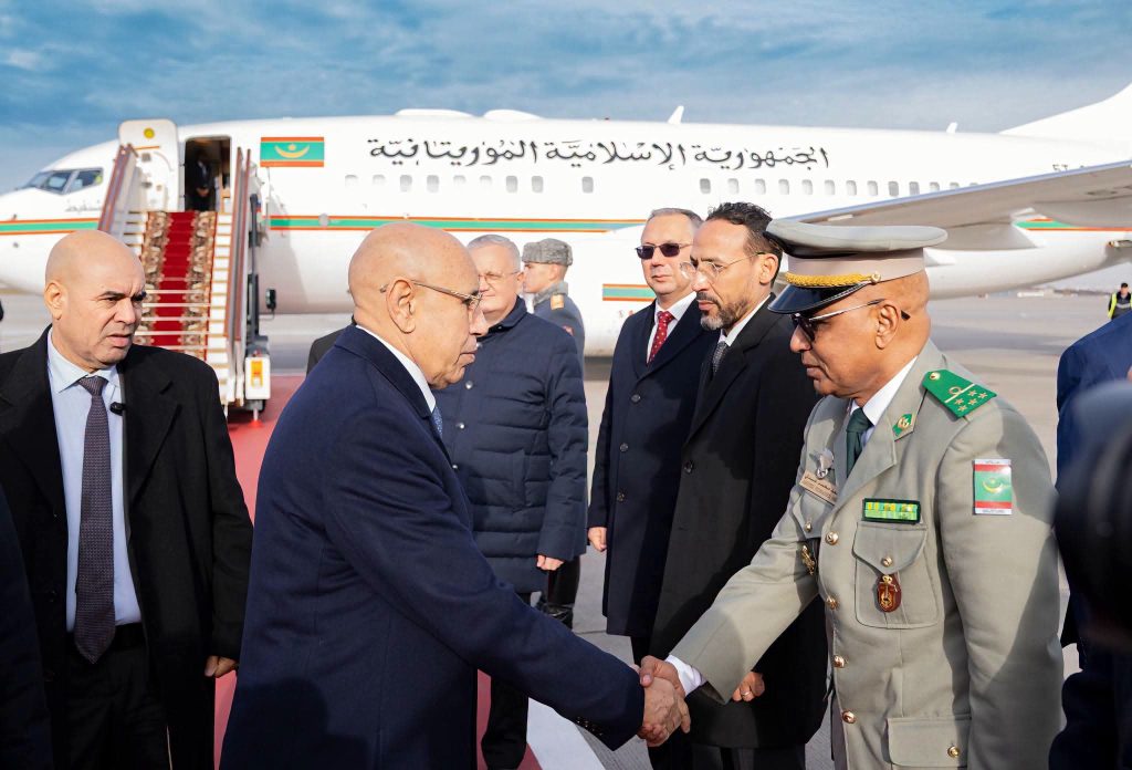 الرئيس الموريتاني محمد ولد الشيخ الغزواني يصل موسكو للمشاركة في القمة الروسية الإفريقية الثالثة