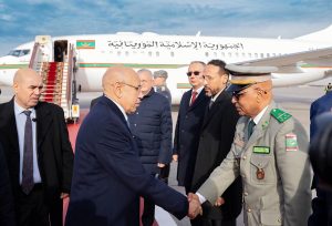 الرئيس الموريتاني محمد ولد الشيخ الغزواني يصل موسكو للمشاركة في القمة الروسية الإفريقية الثالثة